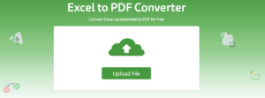 Excel to PDF Convertor Online
