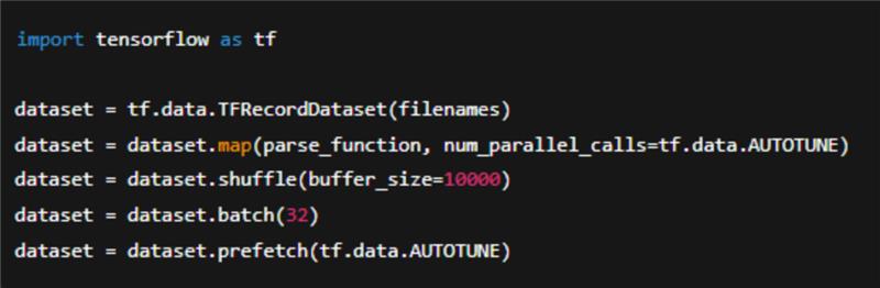 example of an input pipeline