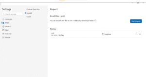 import EML files