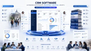 CRM management software pipeline view for academic book publishers