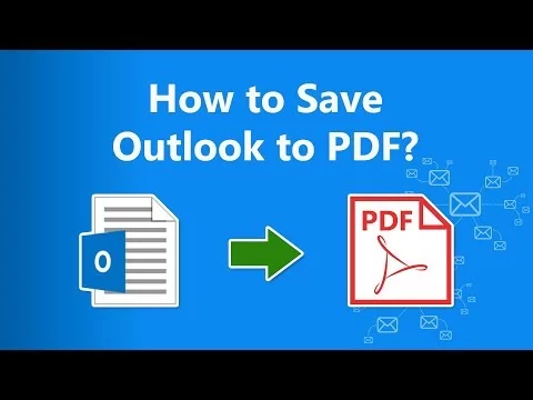 convert Outlook emails to pdf with attachments