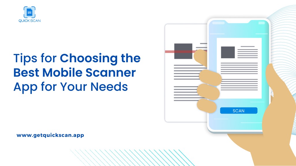 Tips for Choosing the Best Mobile Scanner App for Your Needs | edtechreader