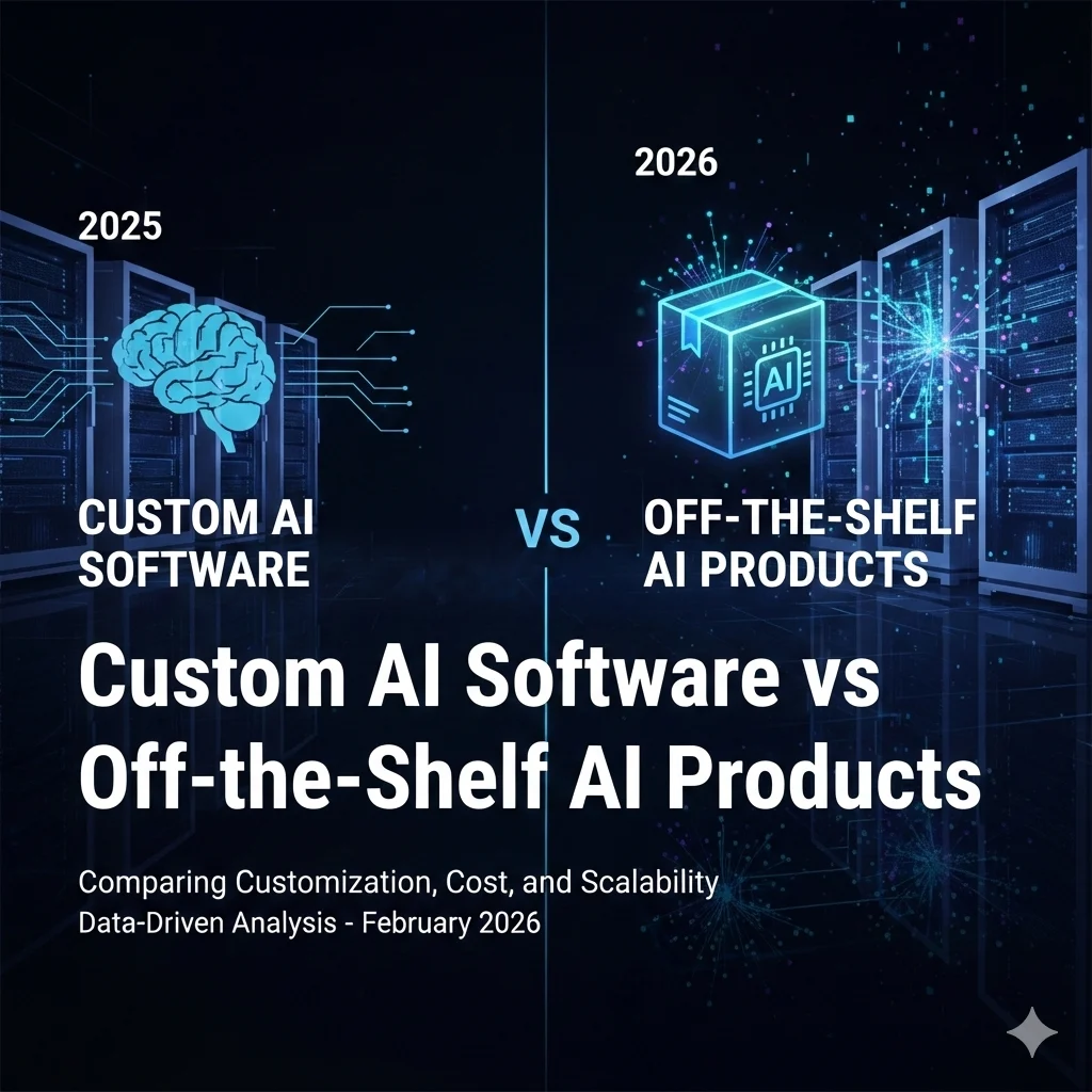 custom ai software vs off the shelf ai products
