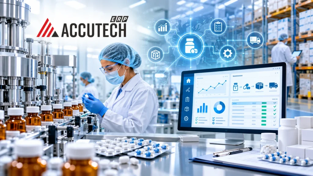 pharmaceutical manufacturing erp software