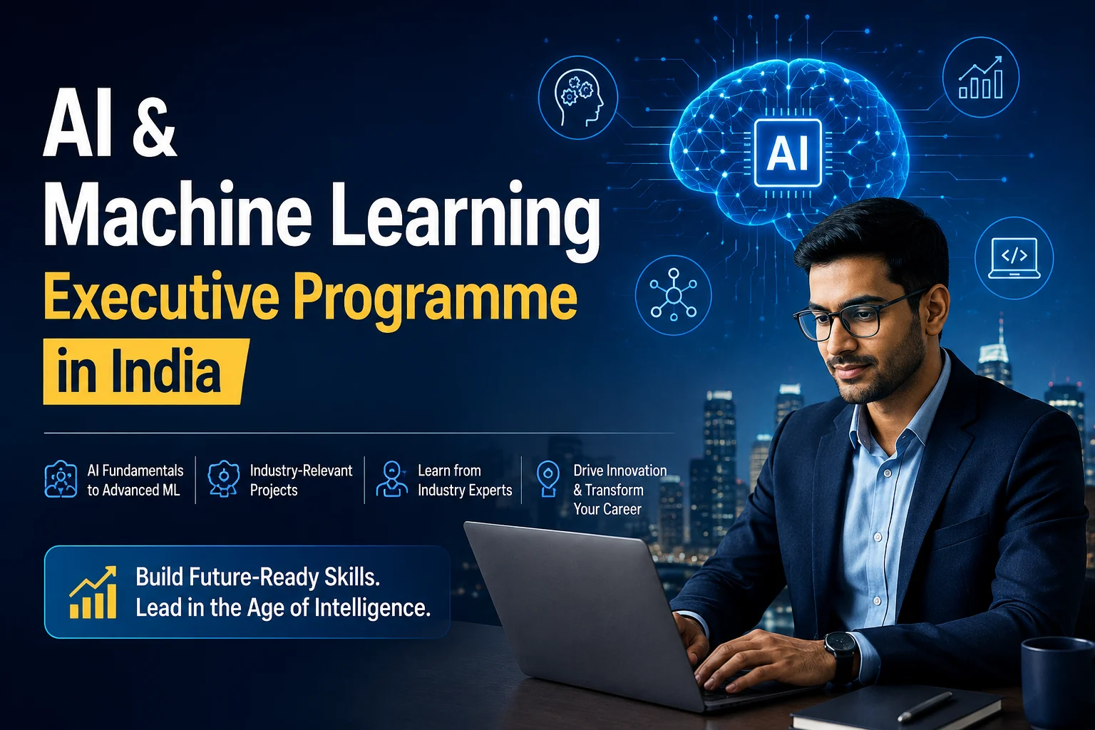 Image of AI & Machine Learning Executive Programme in India